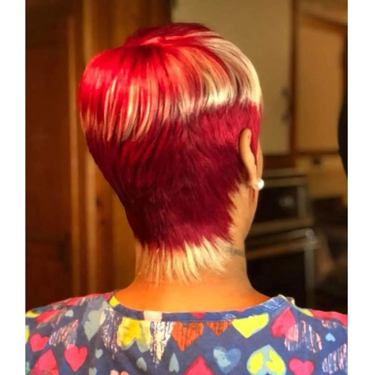 Short Wavy Pixie Cut Wig for Daily Wear