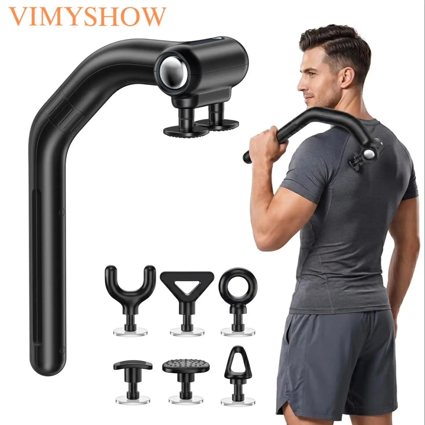 Dual Head Percussion Massage Gun for Full Body Muscle Relief - 1
