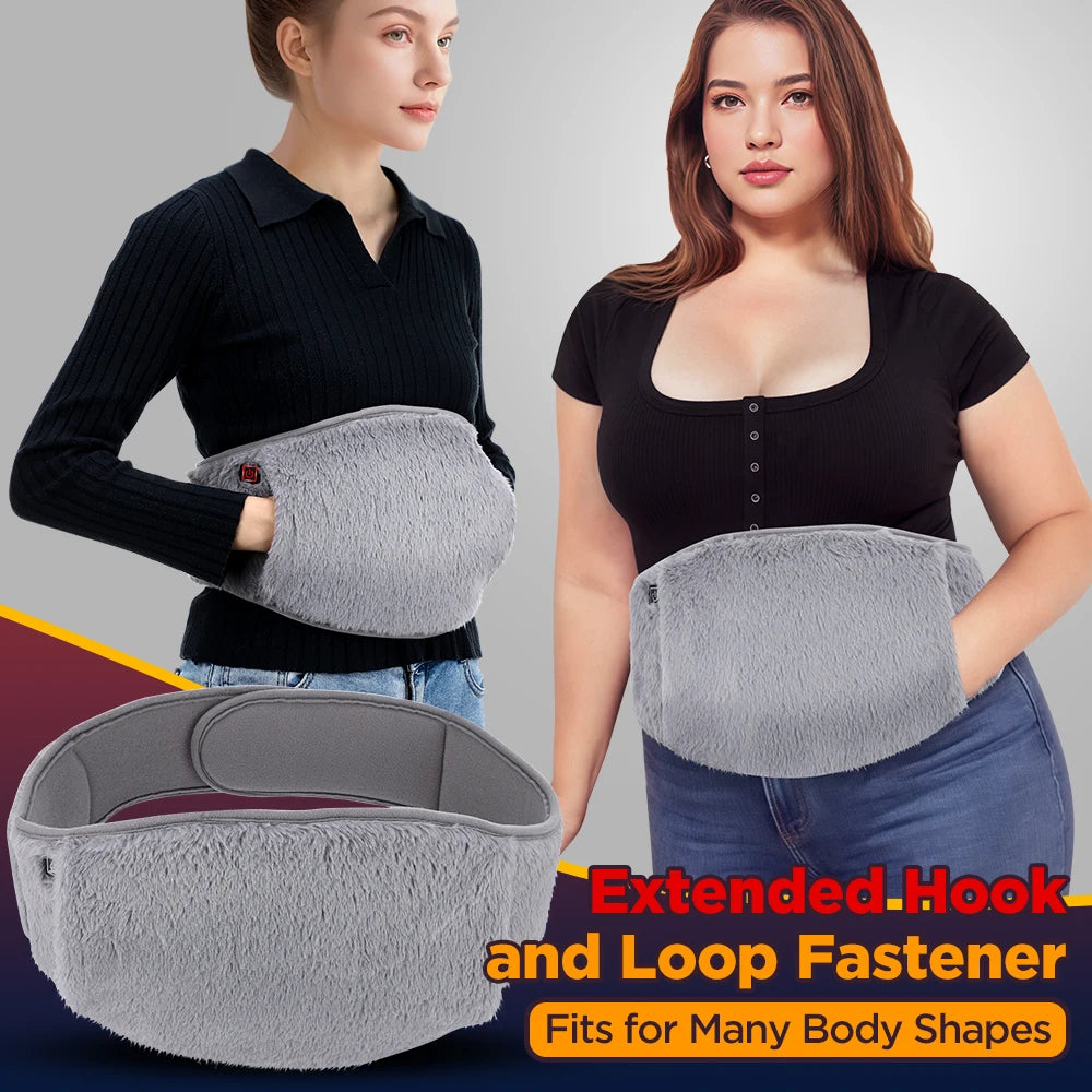 Electric Heated Waist Warmer Belt for Menstrual Cramp Pain Relief
