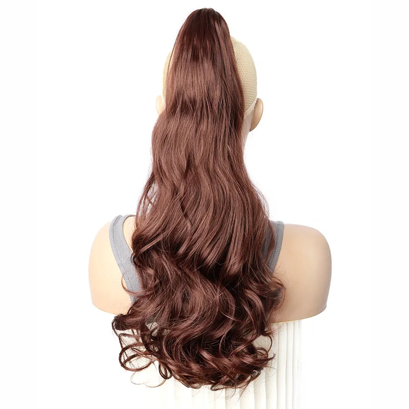 20-Inch Long Curly Claw Clip Ponytail Hair Extension - 11