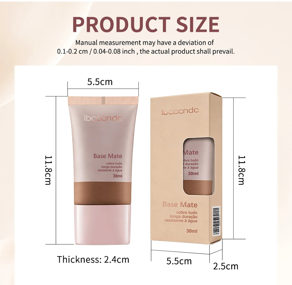 Waterproof Matte Liquid Foundation for Flawless Long-Lasting Natural Coverage