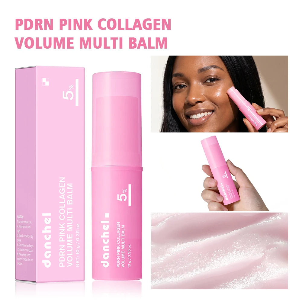 PDRN Pink Collagen Multi Balm for Deep Hydration and Skin Plumping