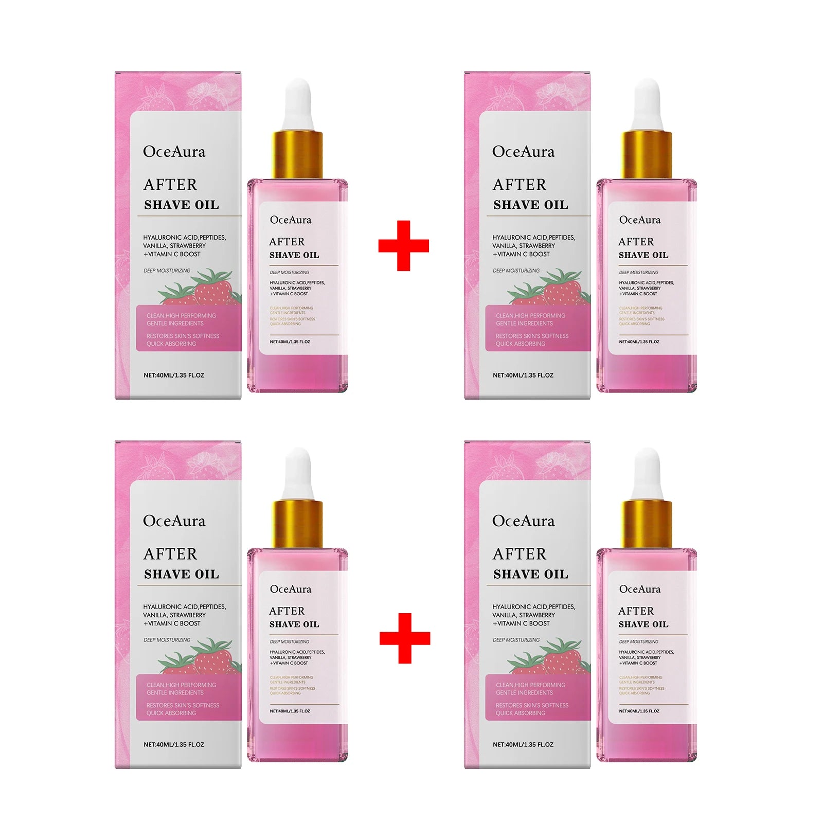 Soothing Strawberry After Shave Oil for Irritation Relief and Hydration - 16