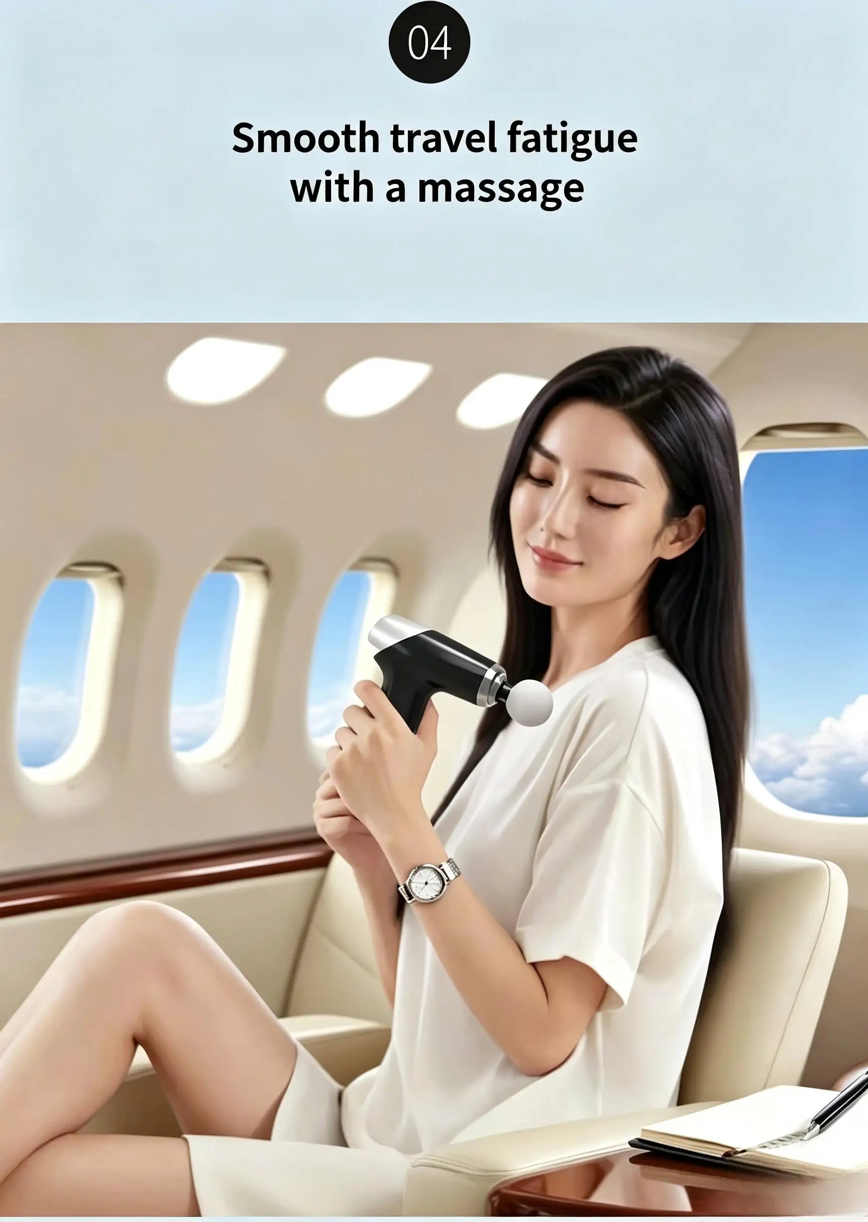 Portable Deep Tissue Percussion Massage Gun for Muscle Recovery and Pain - 17