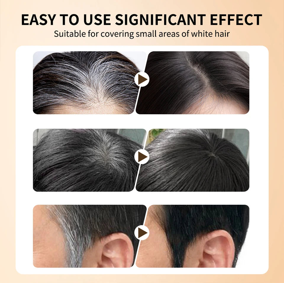 Instant Gray Hair Root Touch-Up Stick for Natural Color Coverage - 14