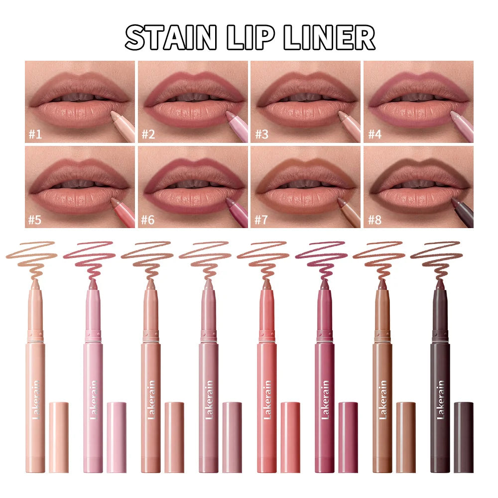 Waterproof Matte Lip Liner Pencil for Long Lasting Precision Definition