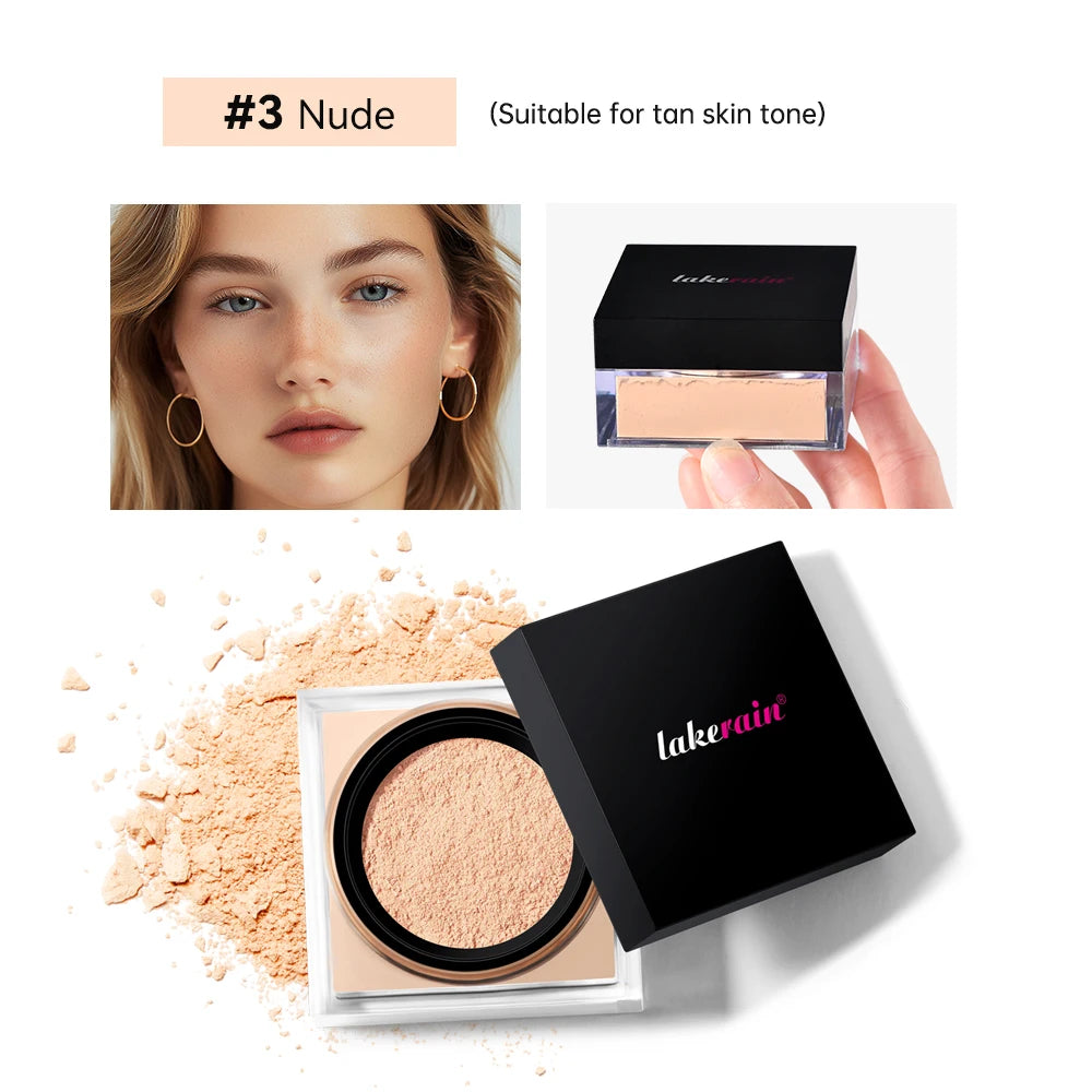 Matte Loose Baking and Setting Powder for Oil Control and Smooth Finish