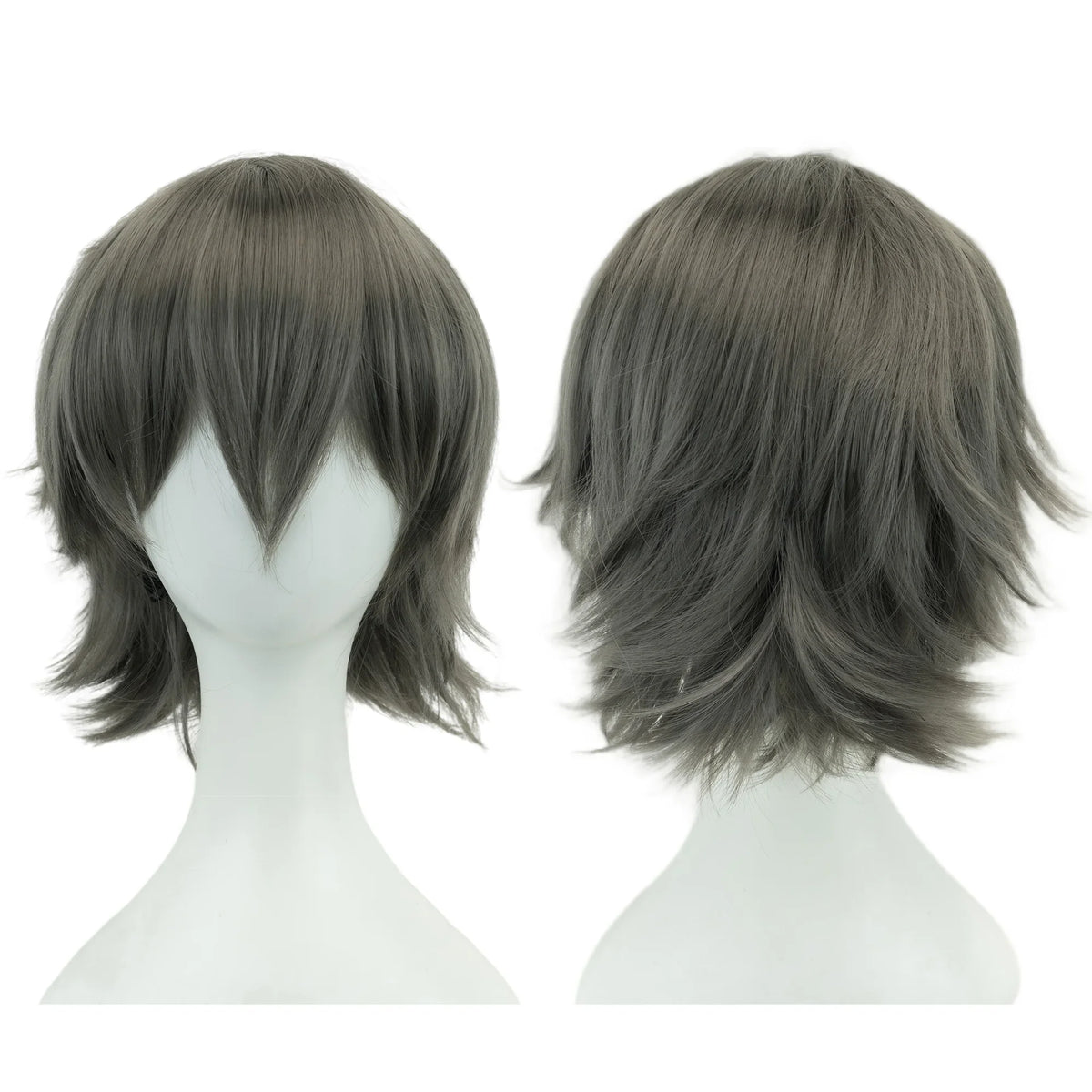 Short Bob Cosplay Wig with Bangs for Costume Parties and Daily Wear