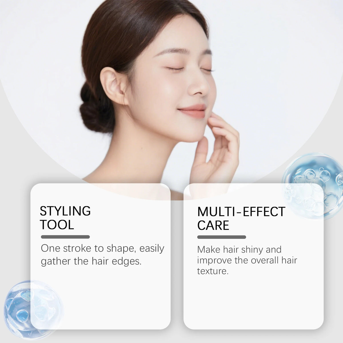 Anti-Frizz Hair Finishing Stick for Sleek Flyaway and Edge Control