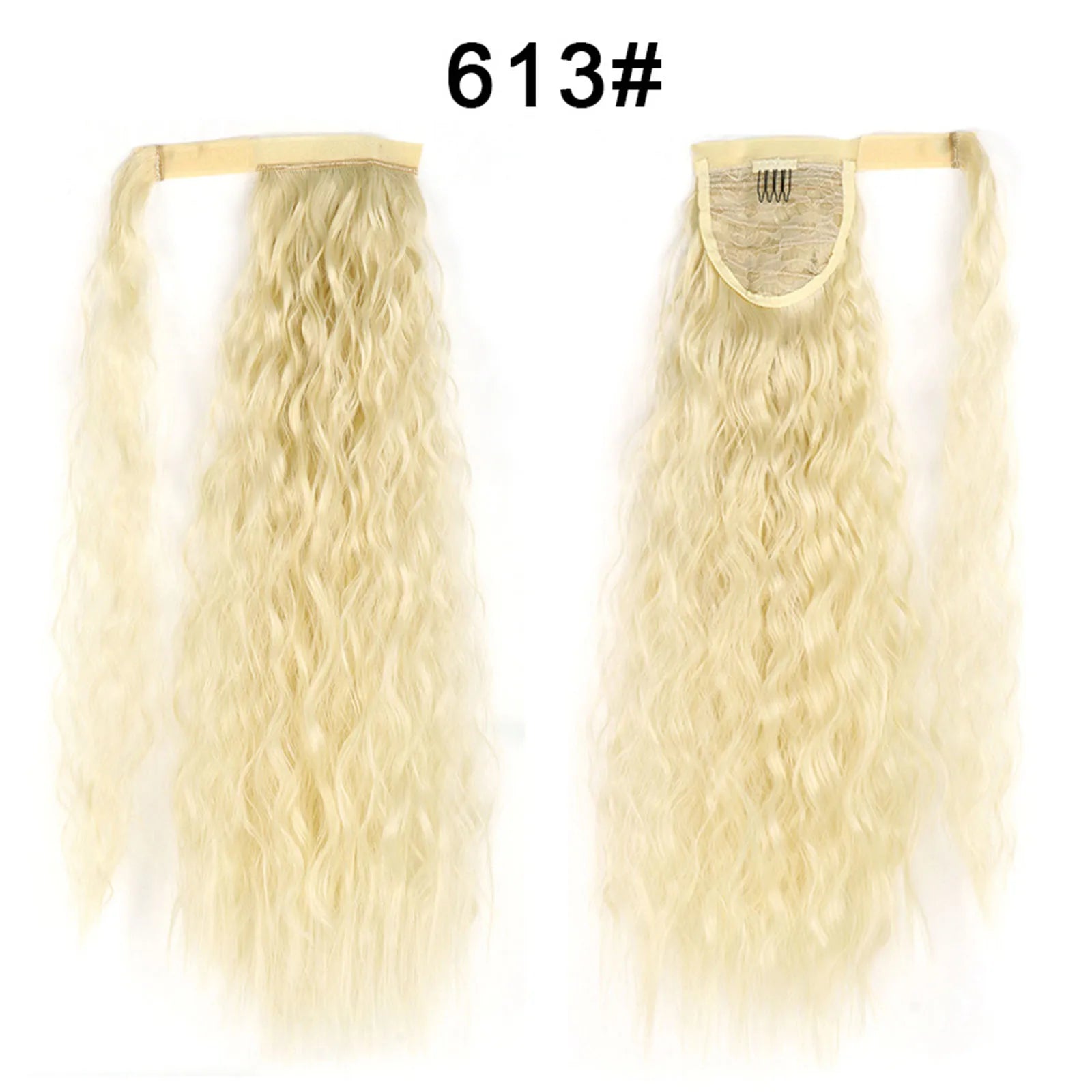 Long Wavy Synthetic Wrap Around Ponytail Extension for Instant Volume - 13