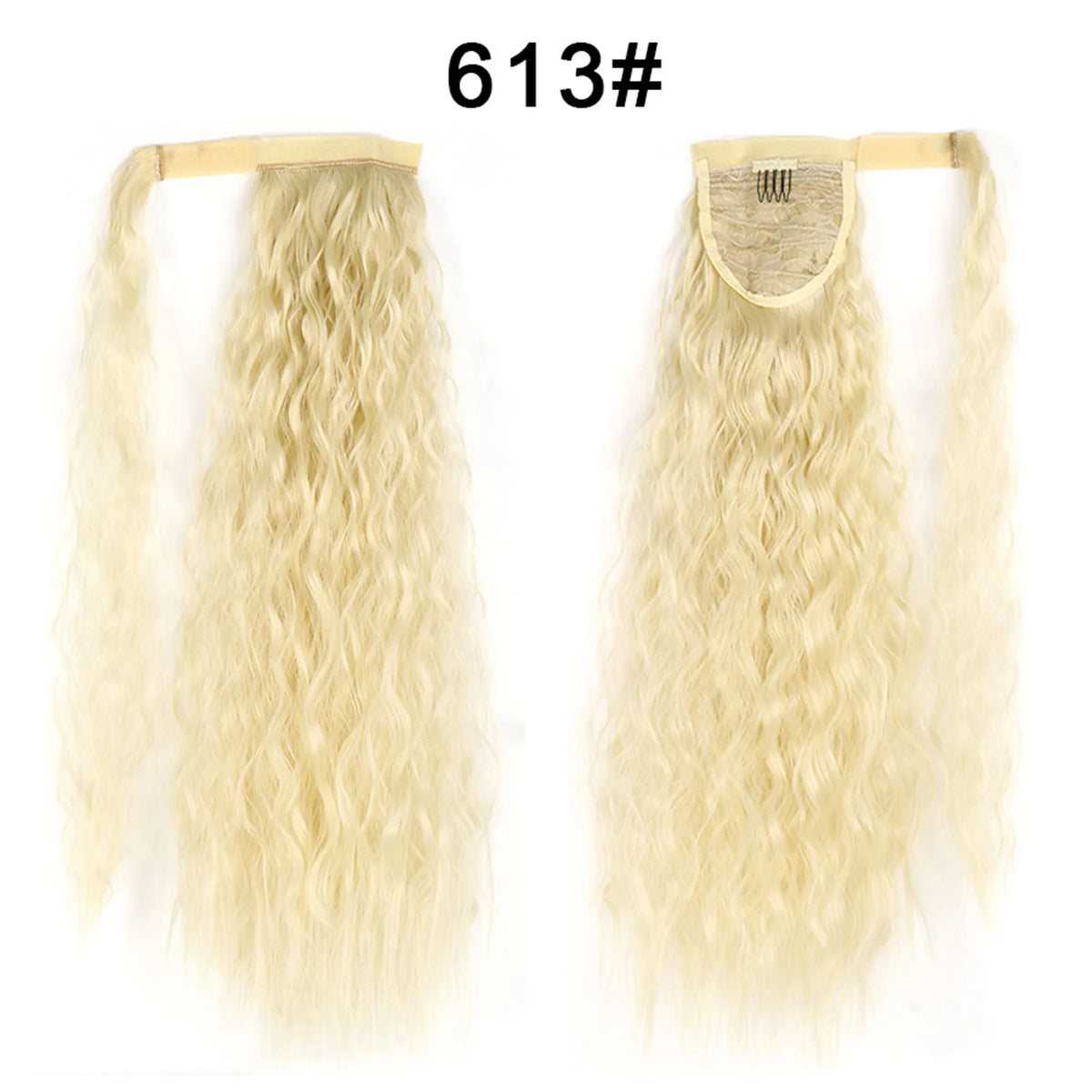 Long Wavy Synthetic Wrap Around Ponytail Extension for Instant Volume