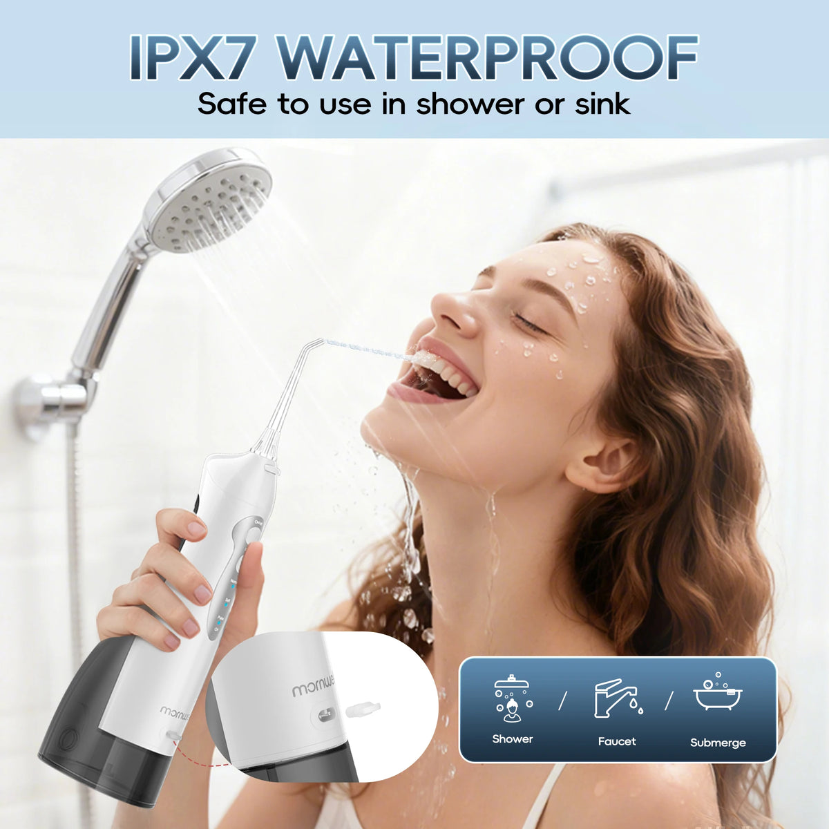 Portable Oral Irrigator and Electric Toothbrush Dental Hygiene Kit