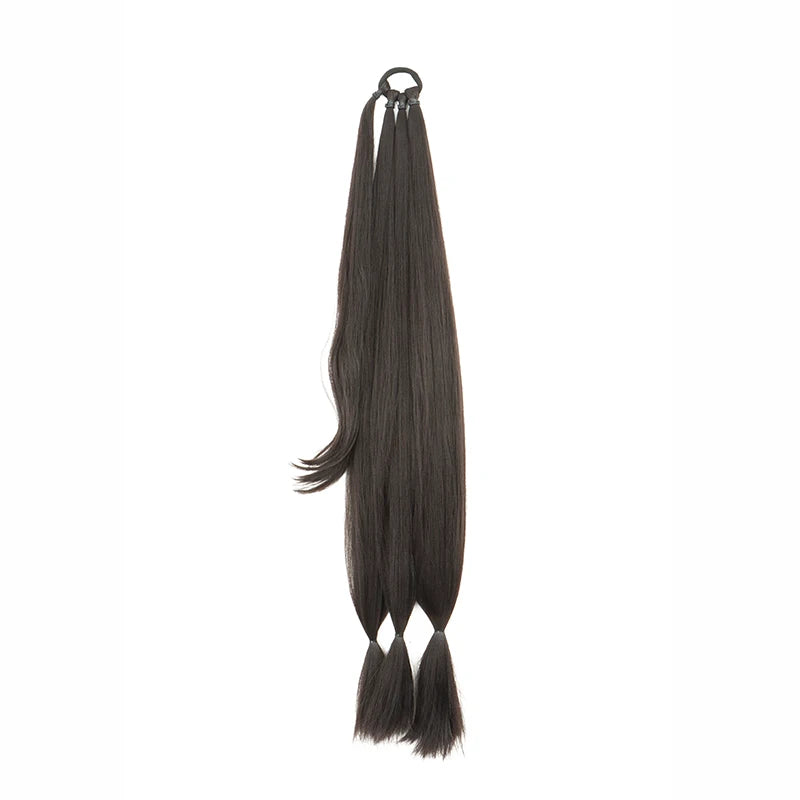 30-Inch Long Braided Ponytail Hair Extension - 7