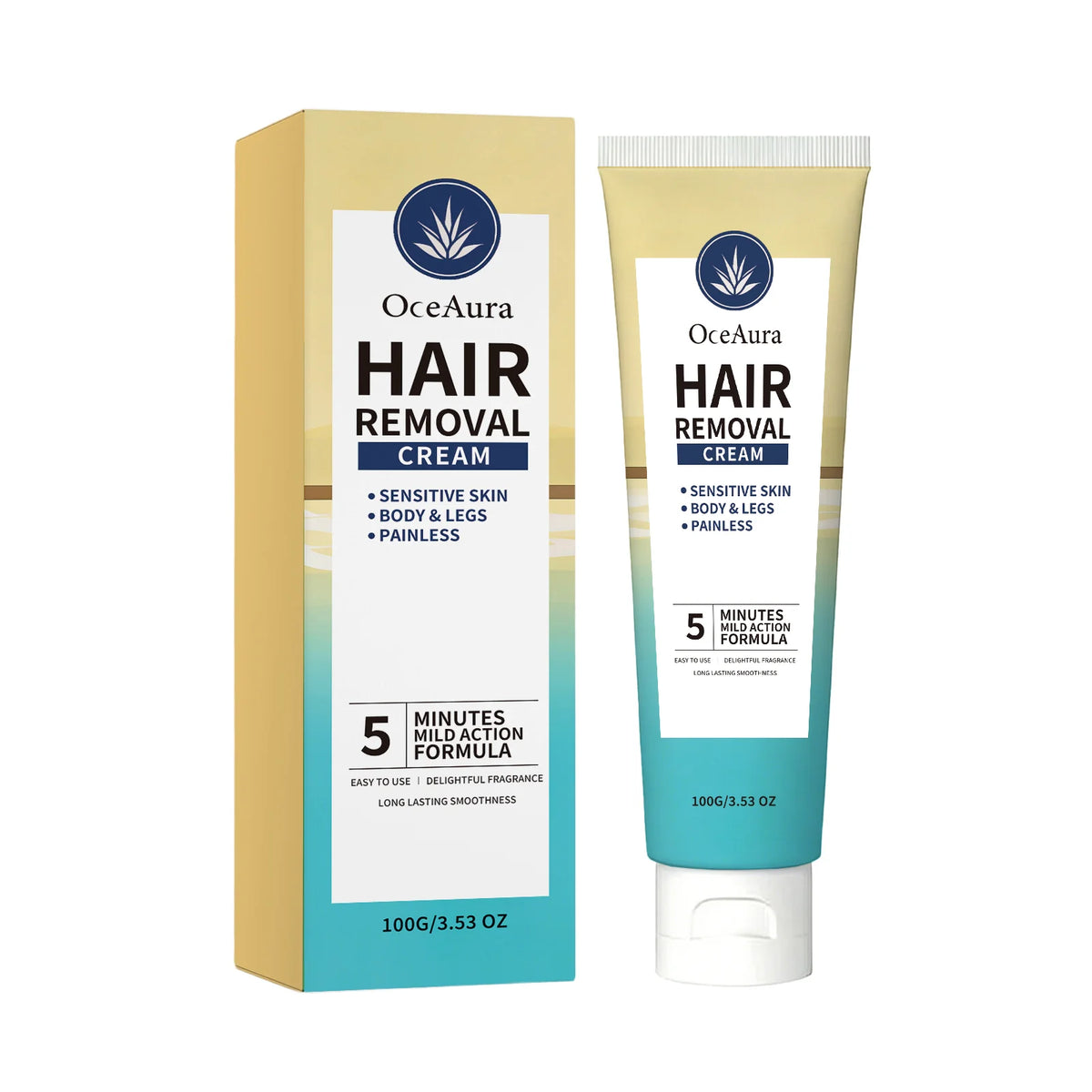 Painless Hair Removal Cream for Full Body and Sensitive Skin