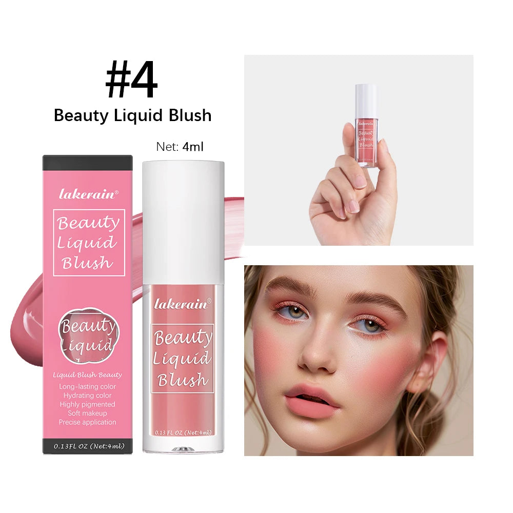 Waterproof Liquid Cheek Blush for Natural Long Lasting Dewy Makeup Glow - 21
