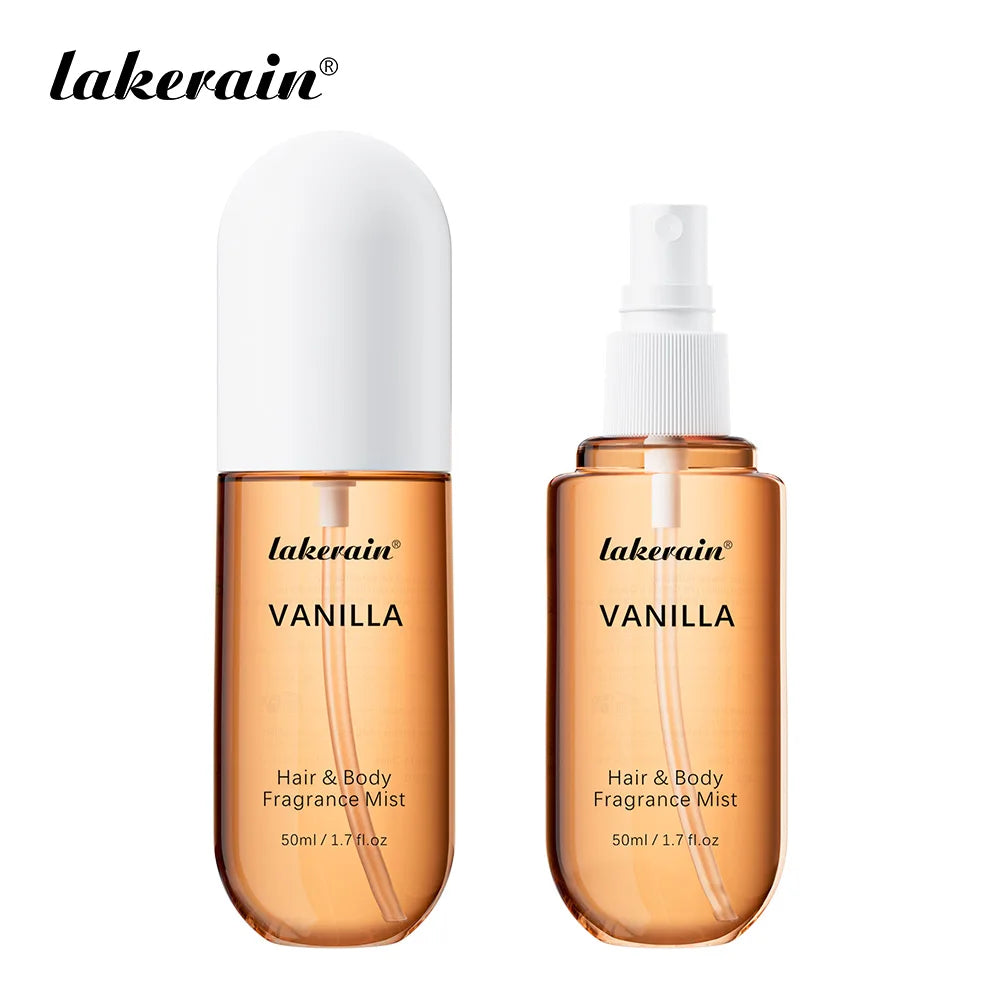 Long Lasting Vanilla and Rose Scented Hair and Body Fragrance Mist - 25