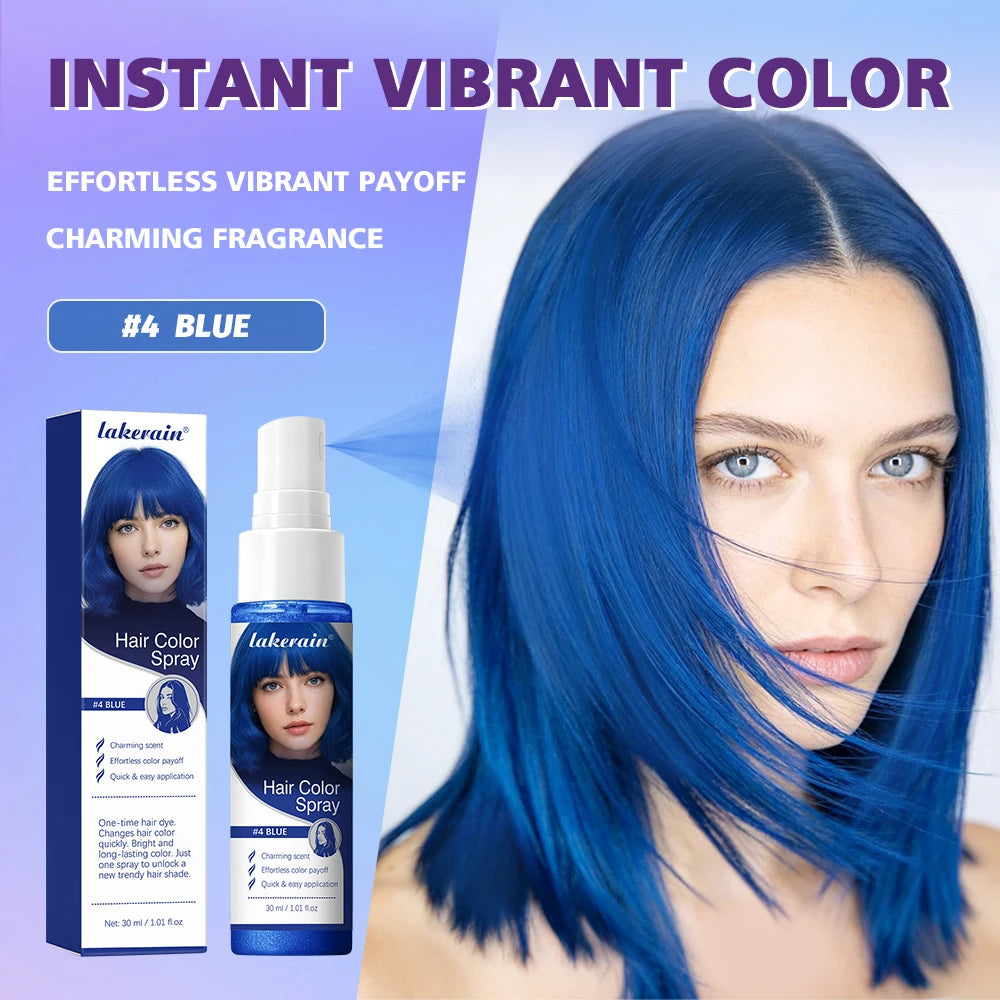 Temporary Washable Hair Color Spray for Instant Vibrant Styling - 11