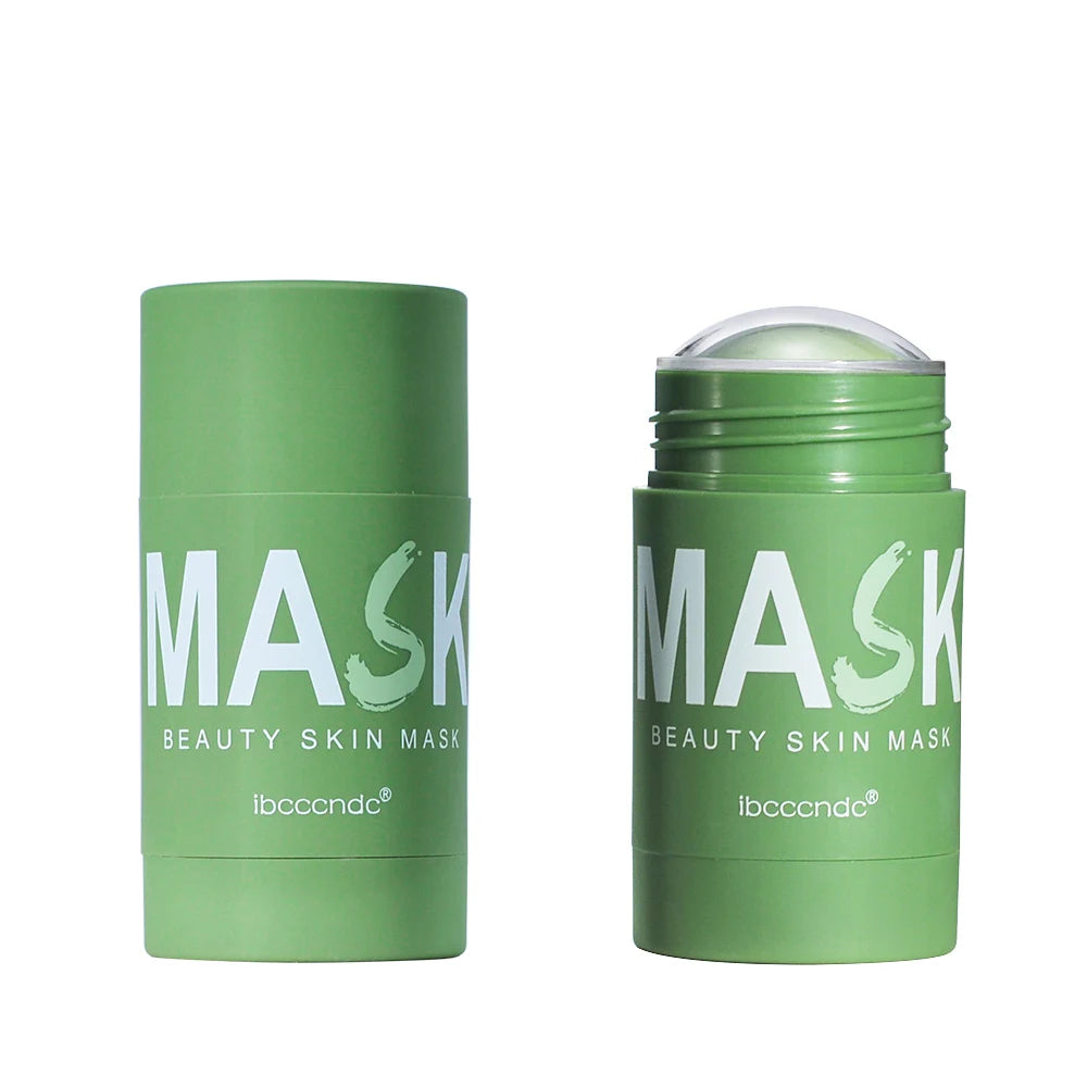 Green Tea Deep Cleansing Clay Face Mask Stick for Blackhead Removal - 20