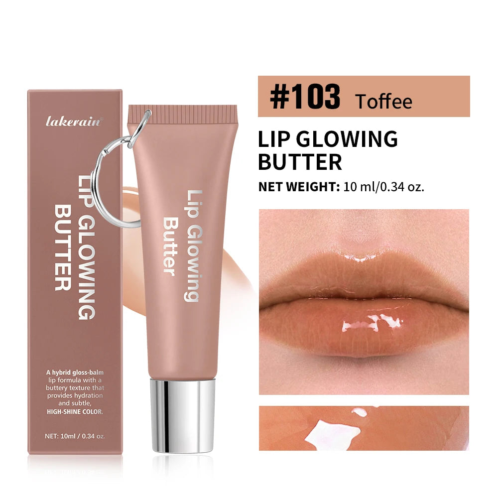 Hydrating Lip Gloss with Keychain for Long-Lasting Moisture and Shine