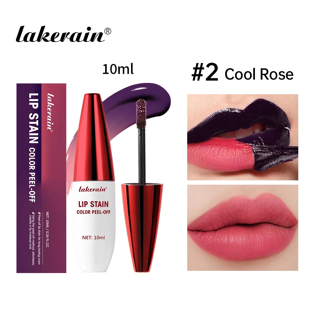 Waterproof Peel-Off Lip Stain for Long-Lasting Natural Color - 16