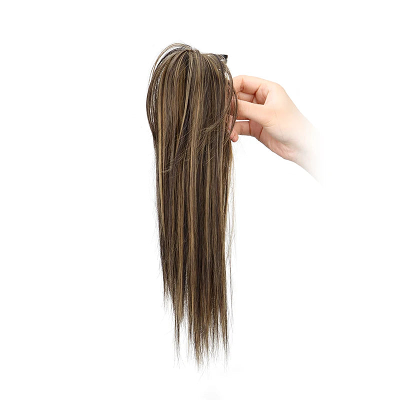 14-Inch Straight Ponytail Hair Extension Clip-In - 10