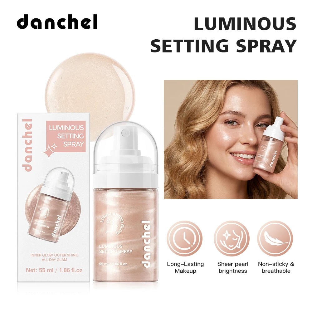 Luminous Setting Spray for Hydrating Dewy Makeup Finish