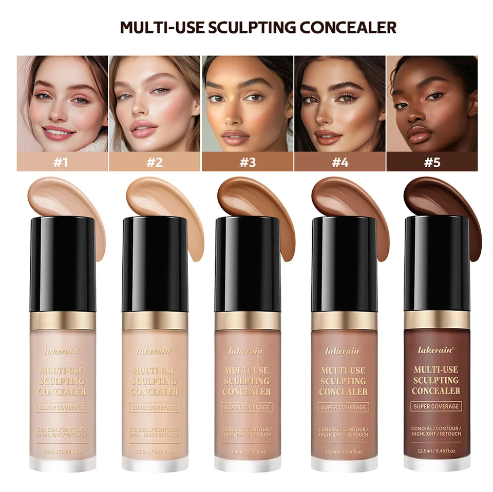 Multi-Use Sculpting Liquid Concealer for Full Face Coverage and Contouring