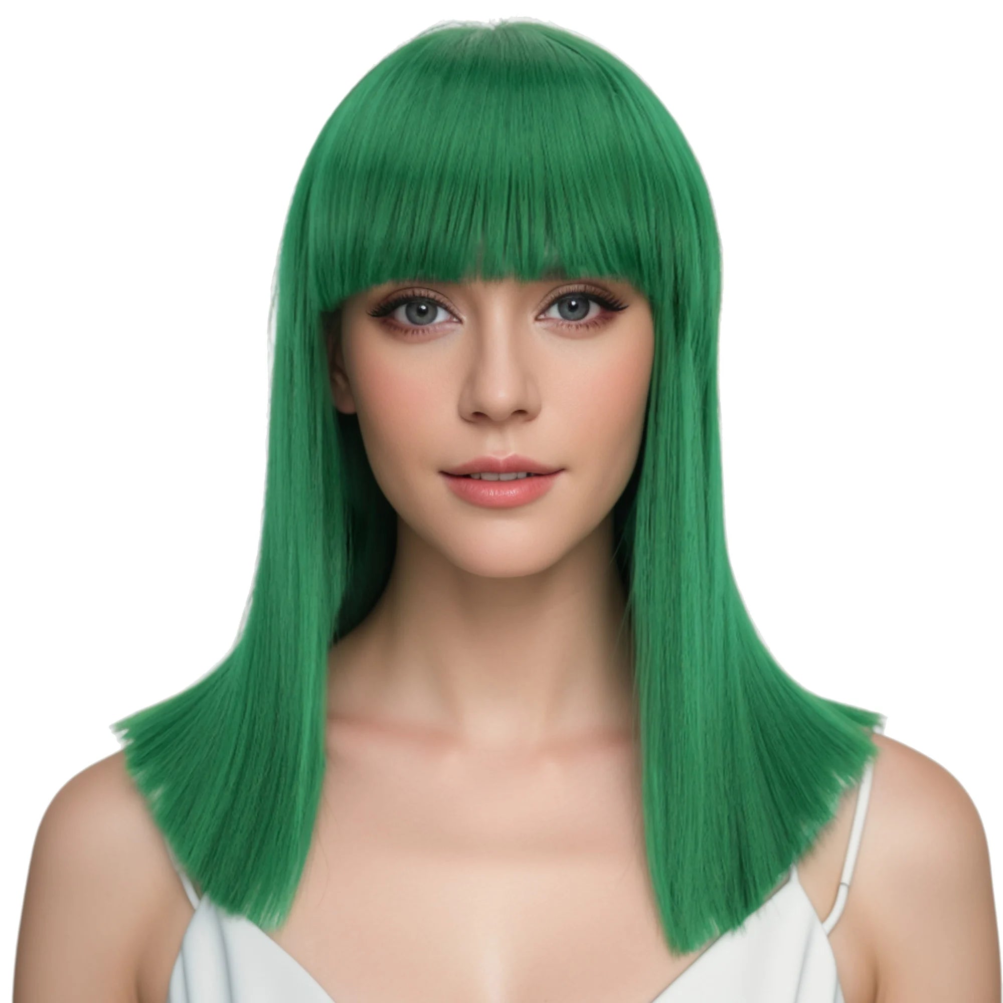 Short Straight Heat Resistant Synthetic Cosplay Wig - 4