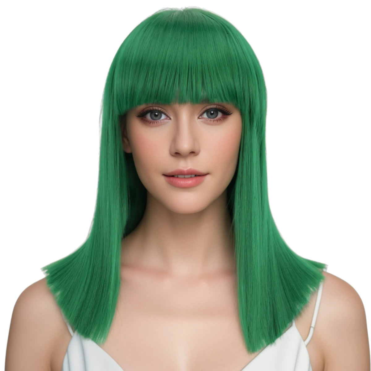 Short Straight Heat Resistant Synthetic Cosplay Wig