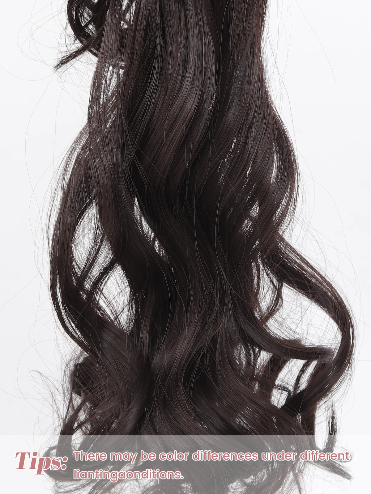 16-Inch Curly Claw Clip Ponytail Hair Extension