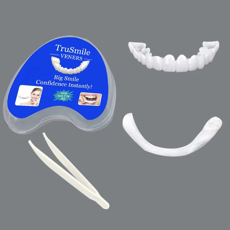 Snap-On Cosmetic Teeth Veneers for Instant Smile Transformation