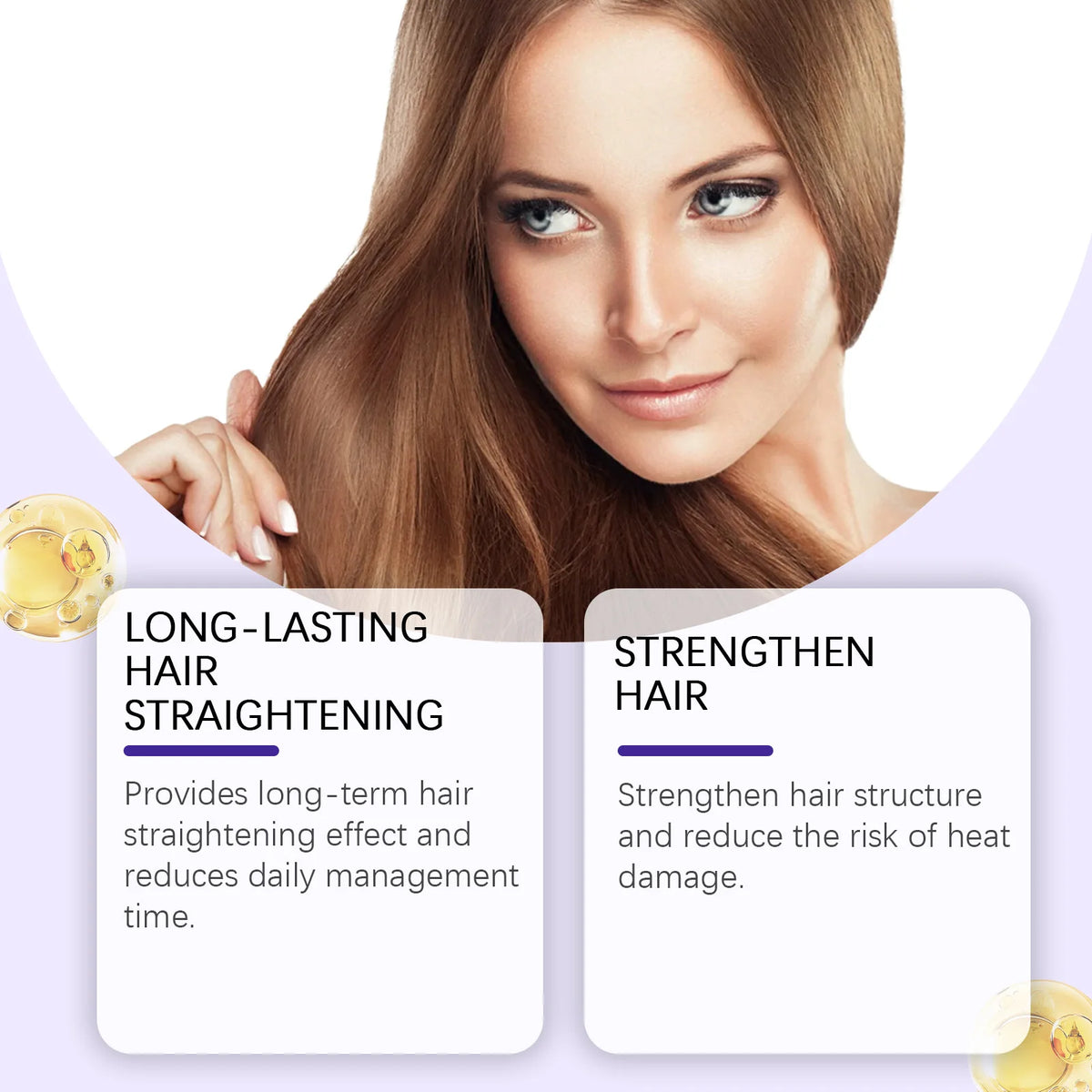Protein Correction Hair Straightening Cream for Smooth Frizzy Hair