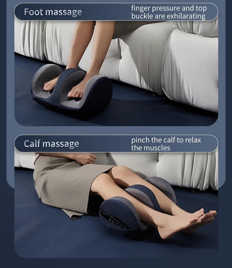 Multifunctional Shiatsu Foot and Calf Massager with Soothing Heat