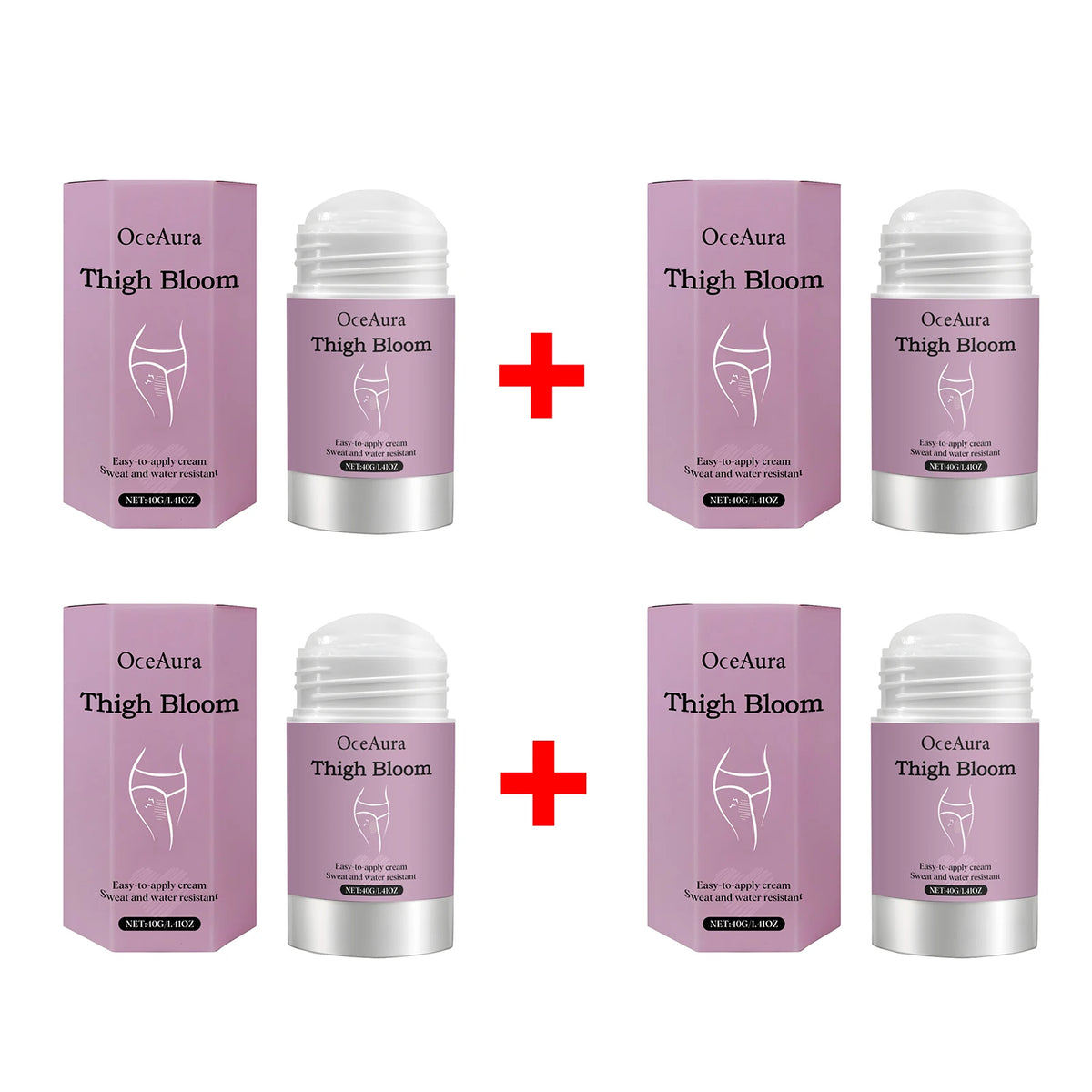 Anti-Chafe Thigh Balm Stick for Skin Protection and Friction Relief