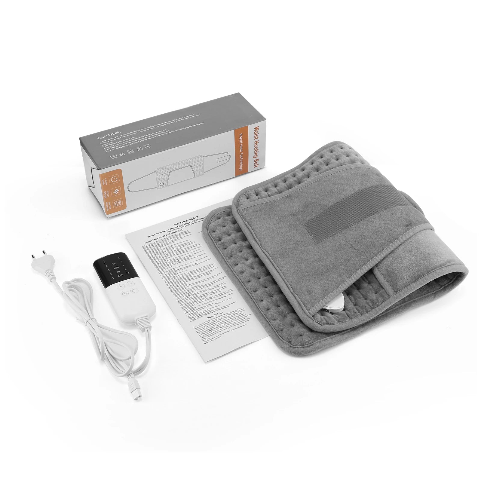 Electric Heated Waist Wrap with Hand Pockets and Adjustable Settings - 14