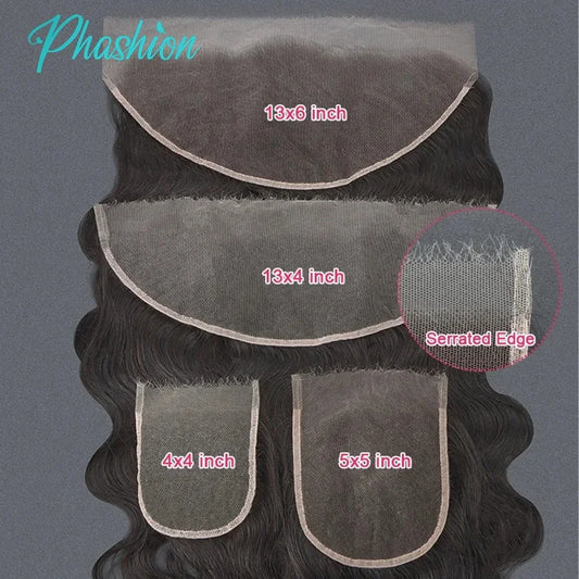 Natural Human Hair Straight Lace Frontal and Closure