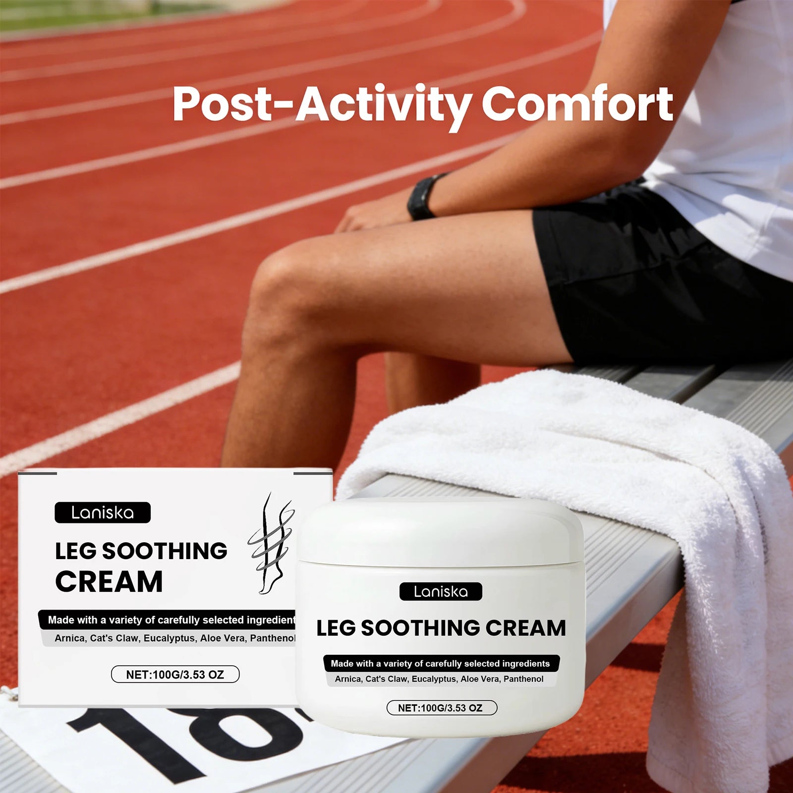 Soothing Muscle Relief Cream for Tired Legs and Daily Comfort - 4