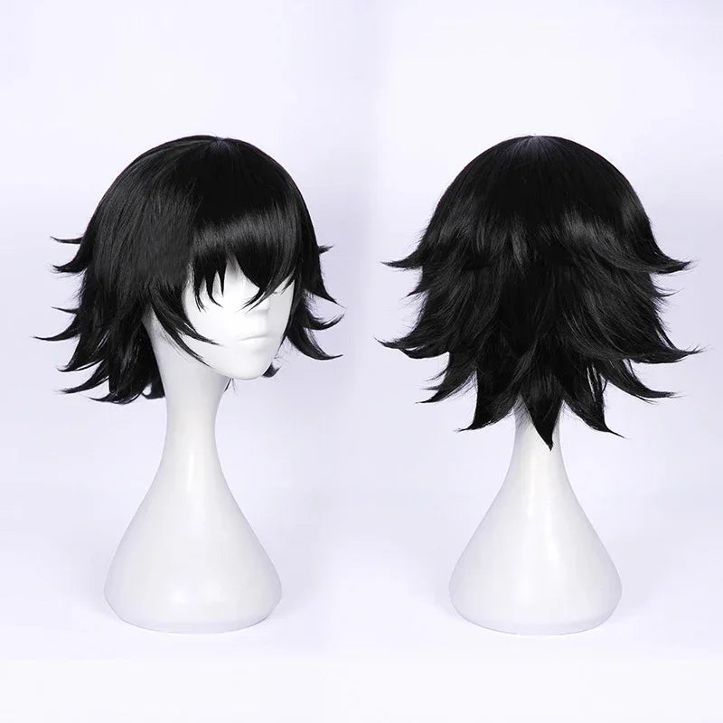 Short Brown Cosplay Wig for Anime Character Styling - 5