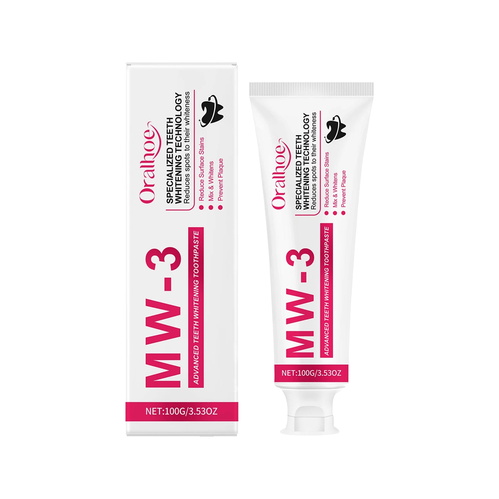 Professional Teeth Whitening Toothpaste for Stain Removal and Fresh Breath - 7