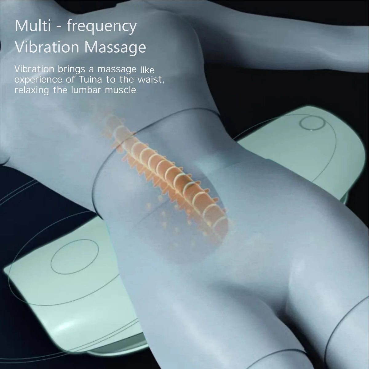 Smart Lumbar Traction Device for Back Pain Relief and Spine Relaxation