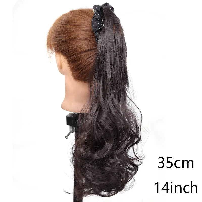 14-Inch Wavy Claw Clip Ponytail Hair Extension - 11