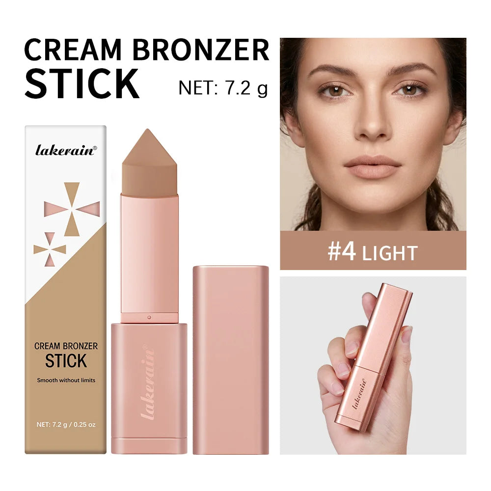 Cream Bronzing and Contouring Stick for a Natural Sculpted Glow