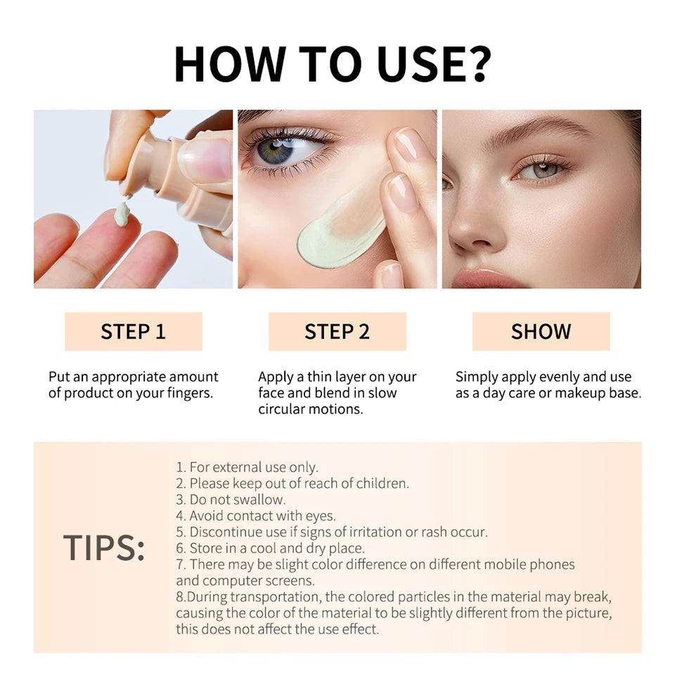 Color-Changing Liquid Foundation for Flawless Radiant Skin Coverage - 15