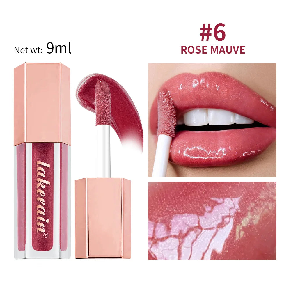 Hydrating Liquid Lip Gloss with Shimmer for Plump and Moisturized Lips - 21