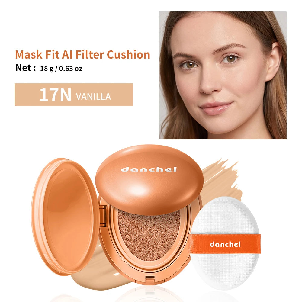 Waterproof Sunscreen Cushion Foundation for Flawless Semi-Matte Coverage