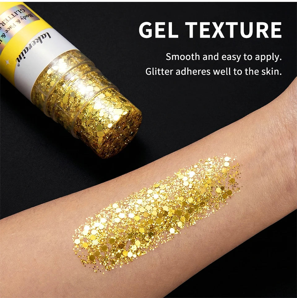 Shimmer Glitter Balm Stick for Face, Hair and Body Makeup