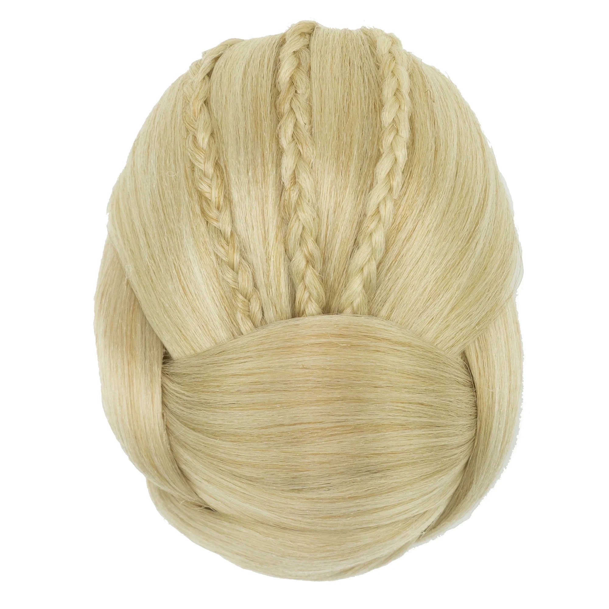 Synthetic Braided Chignon Hair Bun for Elegant Updos - 9