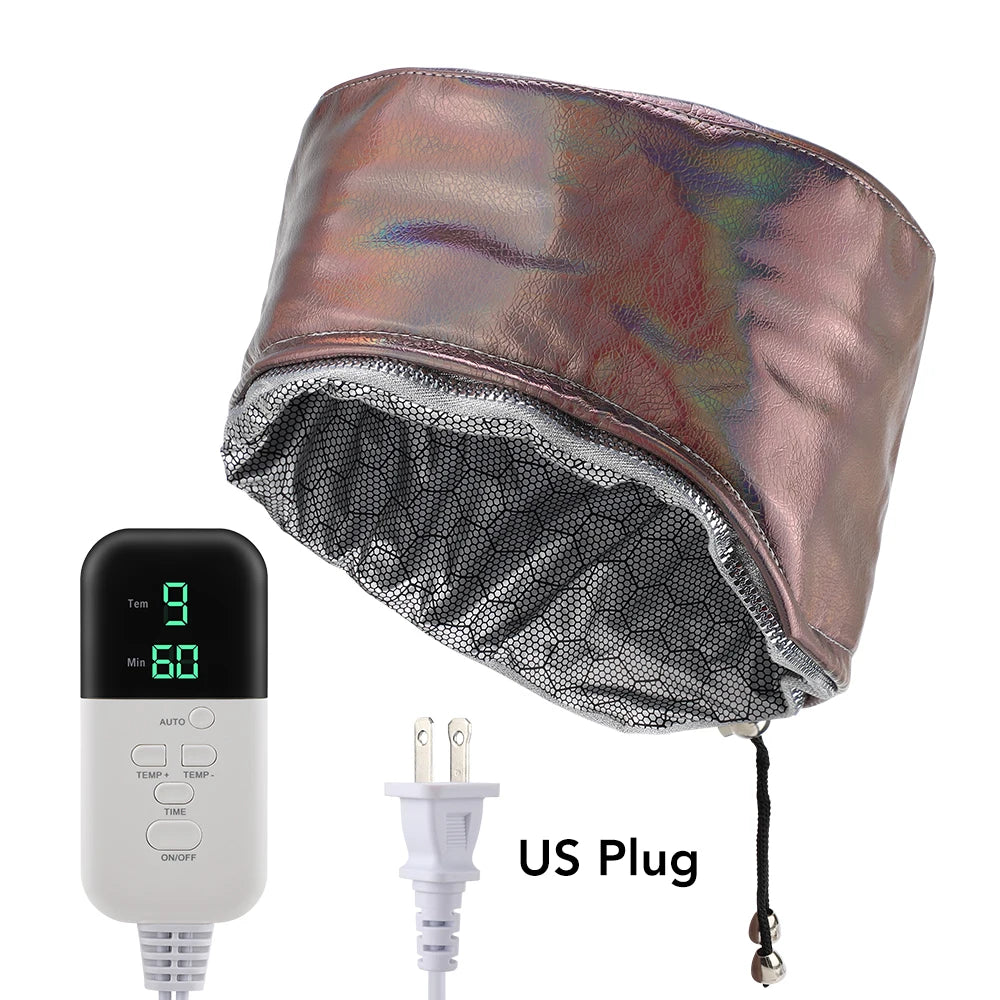 Electric Thermal Hair Steamer Cap for Deep Conditioning Treatments - 12