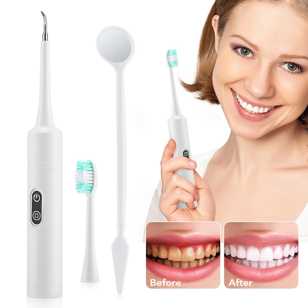 Electric Sonic Teeth Cleaner for Plaque and Tartar Stain Removal