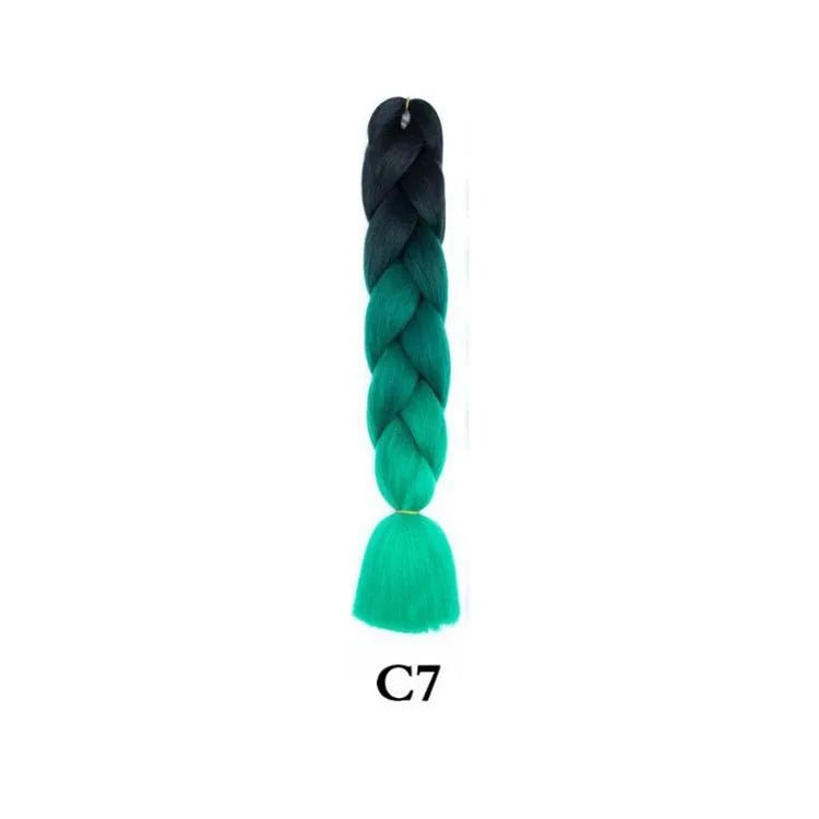 24-Inch Synthetic Jumbo Braiding Hair Extensions for Twist Crochet Braids - 10